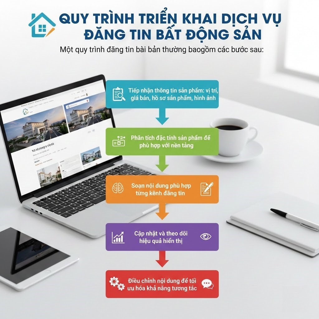 Dịch Vụ đăng Tin Bất động Sản Cùng Quy Trình