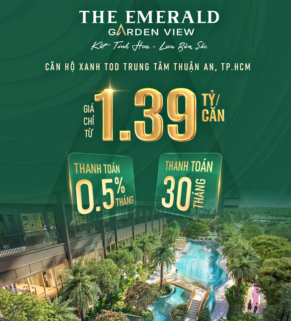 Giá Bán Căn The Emerald Garden View Thuận An