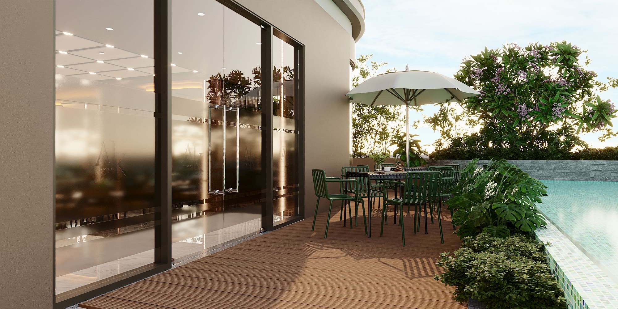 Khu Cafe Căn Hộ Ak Tower (4)