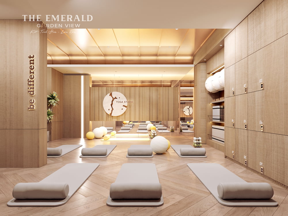 Phòng Yoga The Emerald Garden View Tại Tầng 4