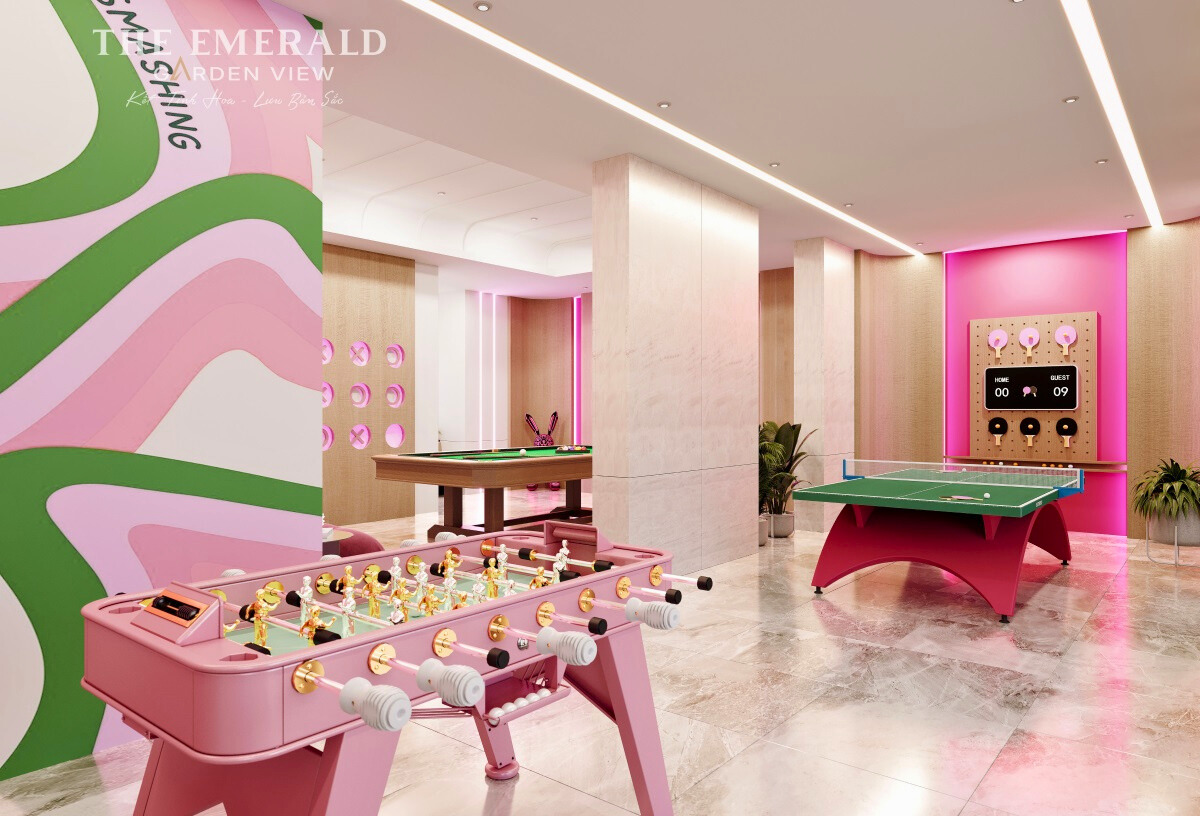 Phòng Gaming Emerald Garden View