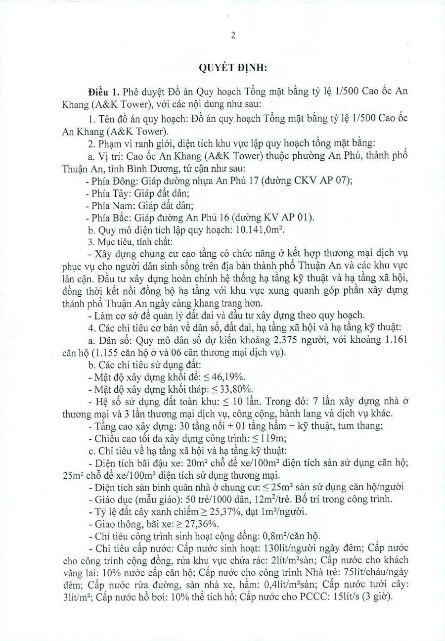 Quyết định 1.500 A&k Tower (2)