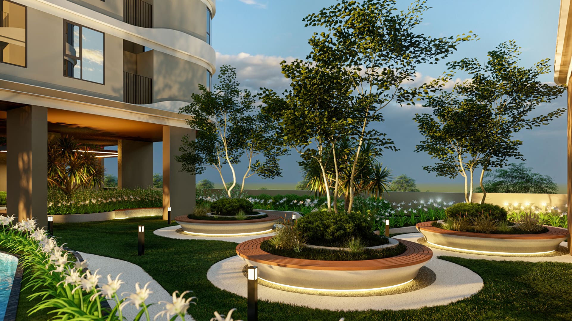 Sân Vườn Căn Hộ A&k Tower (1)