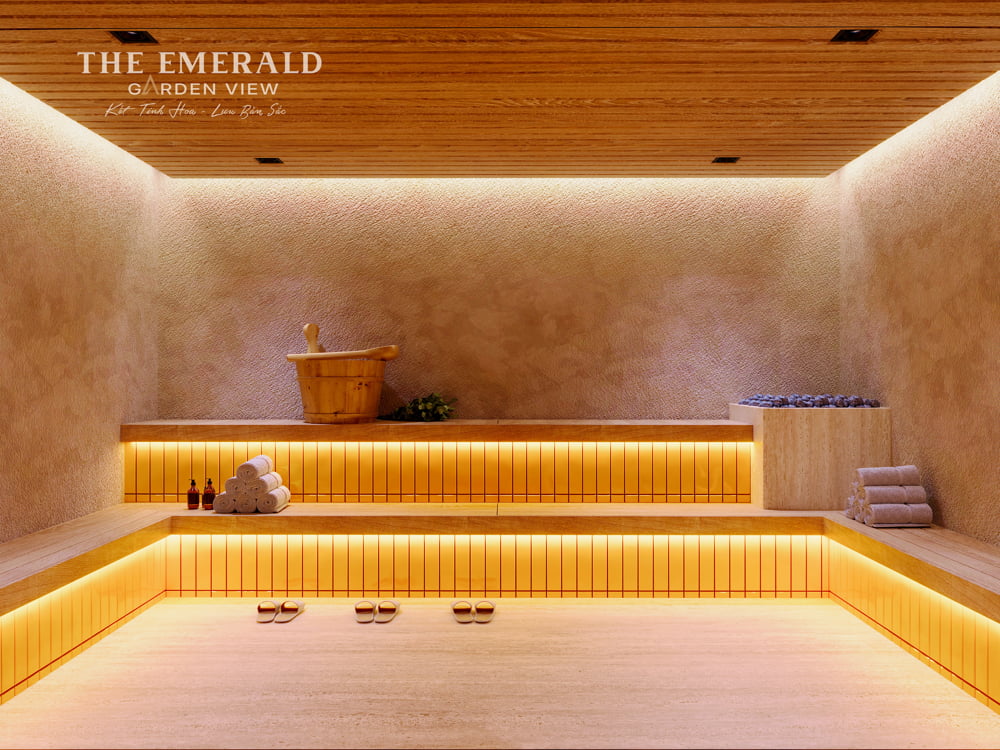 Sauna Nữ The Emerald Garden View Tại Tầng 1