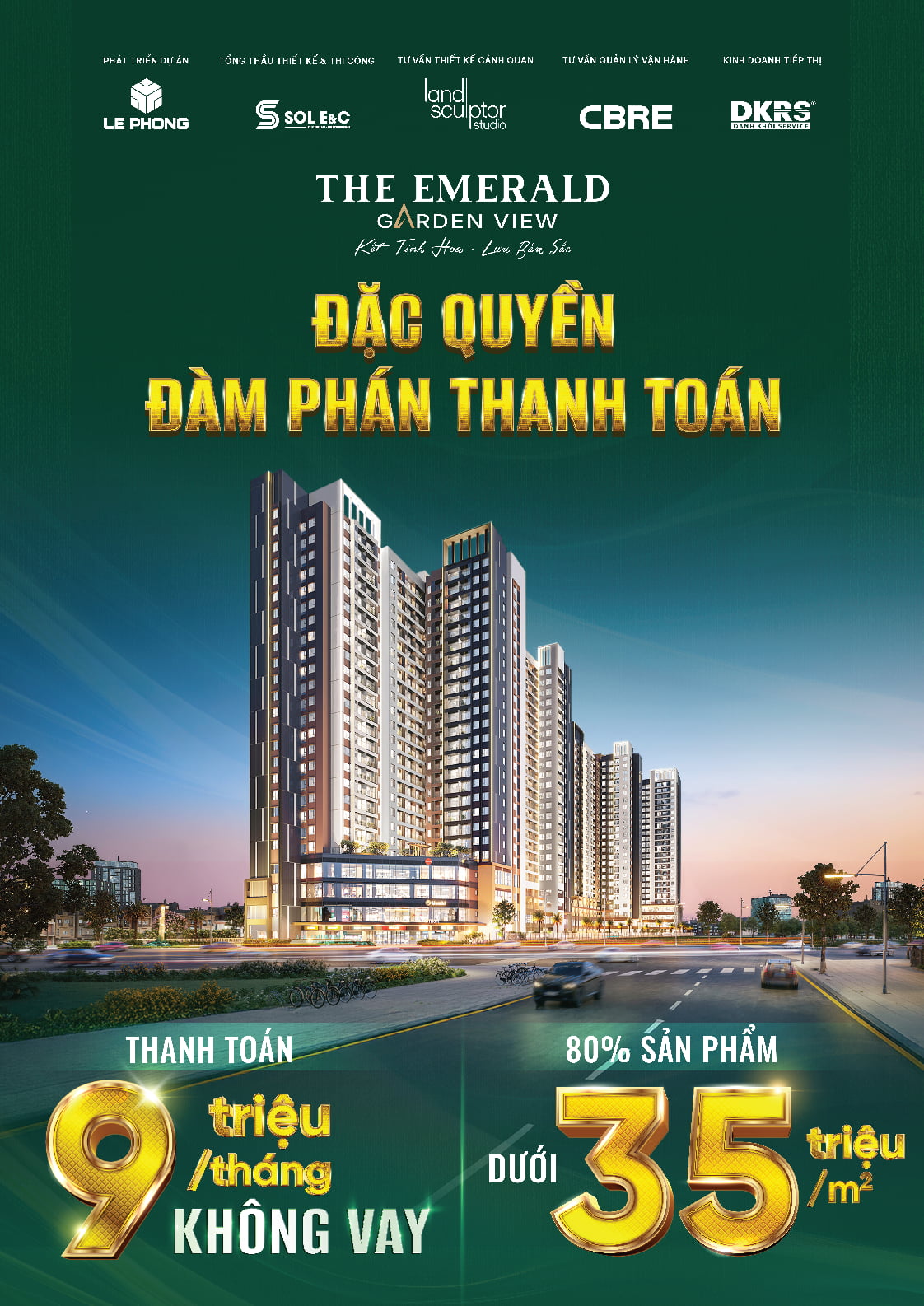 The Emerald Garden View đàm Phán Thanh Toán