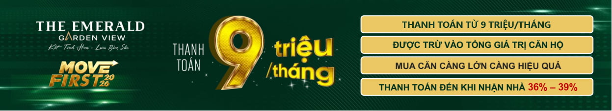 The Emerald Garden View Thanh Toán 9 Triệu